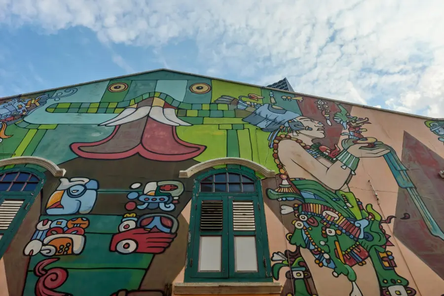Vicenza, murale di Casanova al Conservatorio Pedrollo