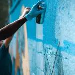 Parco della Pace, studenti al lavoro sul murale collettivo “Don’t turn a blind eye”